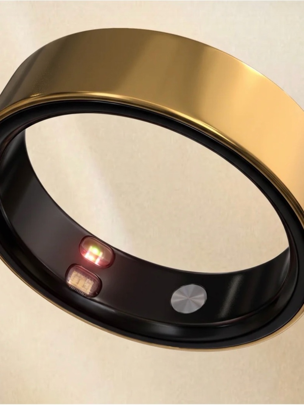 Halo Smart Ring in Gold